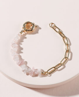 Qingdao Daiwei Jewelry Rough Stone Crystal Amethyst Stone Chain